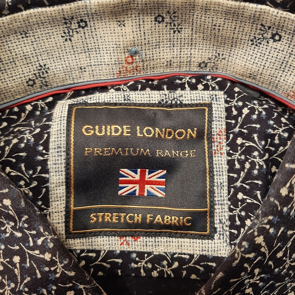 Guide London Premium Range Stretch Button Up Shir… - image 2